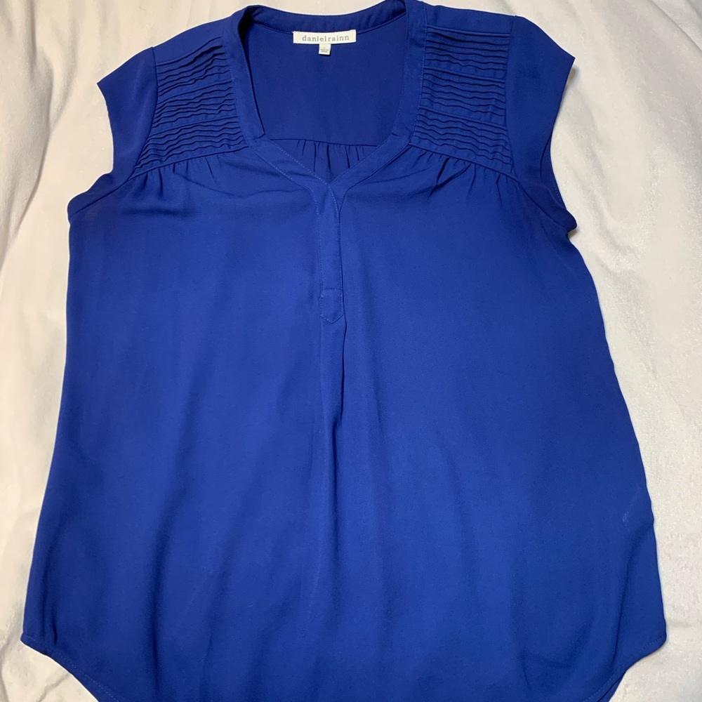 Daniel Rainn Royal Blue Blouse - Picture 5 of 5